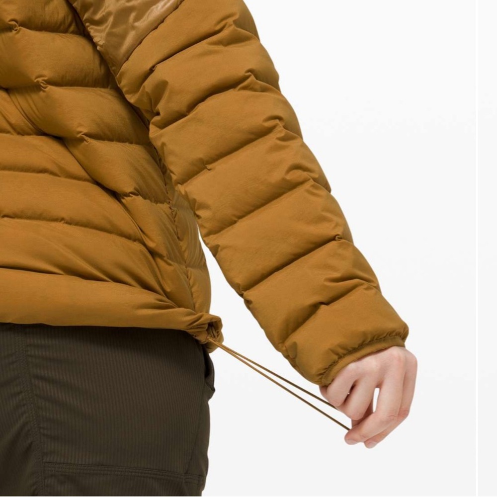NWOT Lululemon Navigation Stretch Down Jacket In Spiced Bronze. Size: 2 - Picture 3 of 15